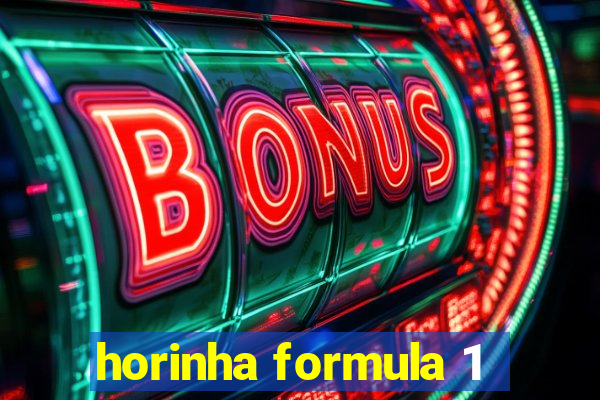 horinha formula 1